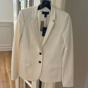 J. Crew Off-White Blazer with Two-Button Closure NWT